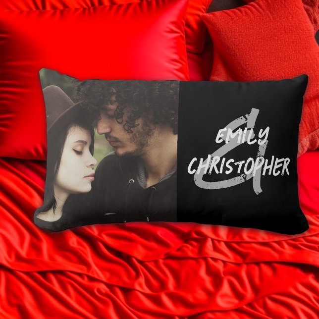 Personalised Photo Pillow with Names (Creator Uploaded)
