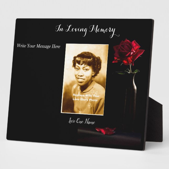 Personalised Photo plaque (Side)