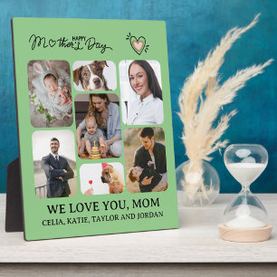 Personalised Photo Plaque Gift for Mum Keepsake
