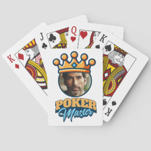 Personalised Photo Poker Master Customised Gift Playing Cards