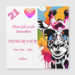 Personalised Photo Postcard Birthday Invitation