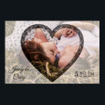 Personalised Photo Poster for Couple<br><div class="desc">Personalised Photo Poster for Couple 's anniversary or wedding. Just add your favourite photo and wedding or anniversary date.</div>