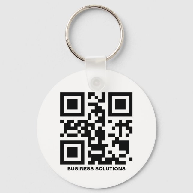 Personalised Photo QR code and/or Logo and photo Key Ring (Front)