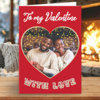 Personalised Photo Romantic Heart Valentine’s Day