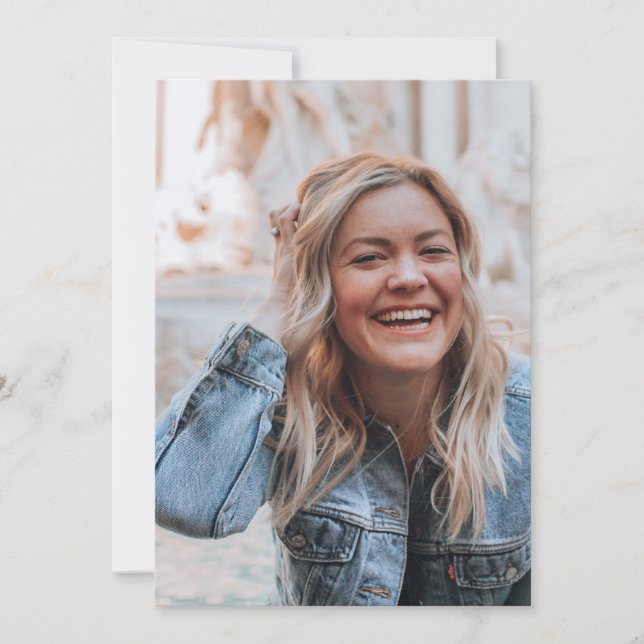 Personalised Photo Save The Date (Front)