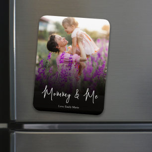 Personalised Photo Simple Mummy and Me Custom Magnet