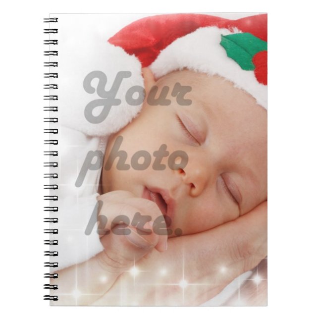 Personalised photo spiral notebook (Front)