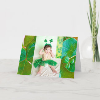 Personalised Photo St Patrick's Day Card