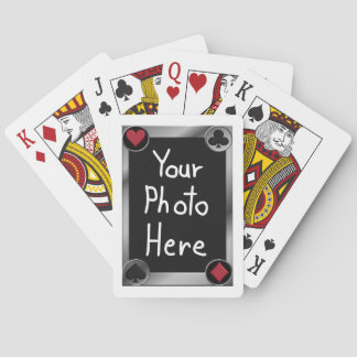 Personalised Photo Suits Poker Playing  Cards