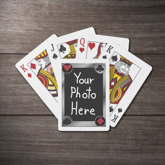 Personalised Photo Suits Poker Playing  Cards (Creator Uploaded)