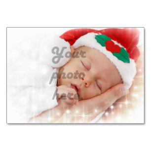 Personalised photo table number