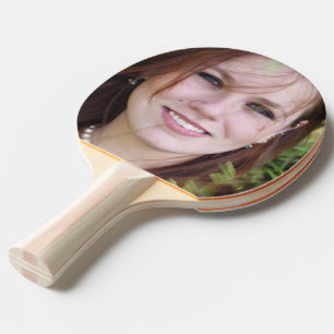 Personalised photo table tennis racket ping pong paddle