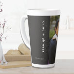 Personalised Photo Tall Latte Mug<br><div class="desc">Custom personalised photo tall latte mug with name and custom text. Just upload your own photo to create a special gift.</div>