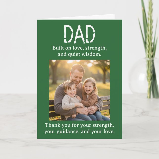 Personalised Photo Template Father's Day  (Front)