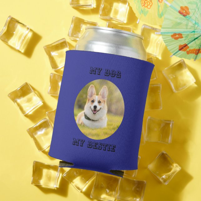 Personalised Photo Template for My Dog - My Best Can Cooler (In Situ Summer)