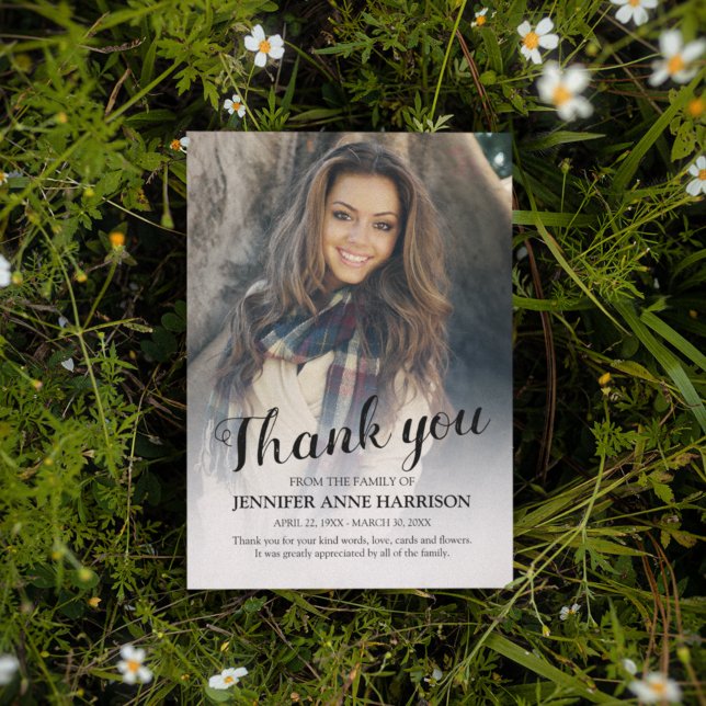 Personalised photo Thank you card (Creator Uploaded)
