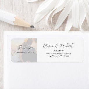 Personalised Photo Thank You Wedding