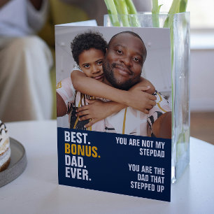 Personalised Photo The Dad That Stepped Up Card