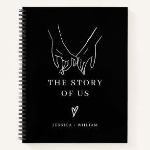 Personalised Photo The Story of Us Couple Journal