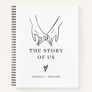 Personalised Photo The Story of Us Couple Journal