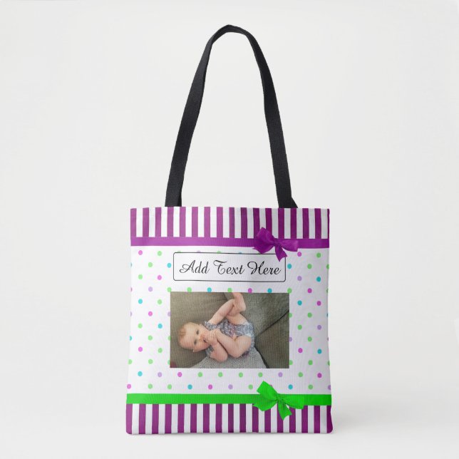 Personalised Photo Tote Bag, Add Photo! (Front)