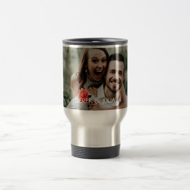 Personalised Photo Travel Mug (Center)