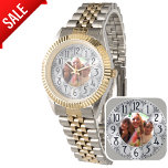 Personalised PHOTO WATCH - Many Styles and Colours<br><div class="desc">This watch can be gifted for any commemorative occasion including anniversary,  vow renewal,  birthday,  retirement. Simply edit the text as required.
______________________________________________________________________________
2. If you require assistance,  matching items,  custom design contact designer LeahG via the tab below.</div>