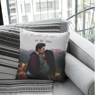 Personalised Photo Wedding Event Cushion