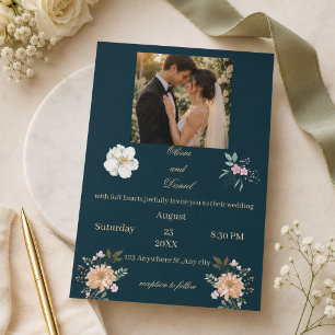 Personalised Photo Wedding Invitation Card
