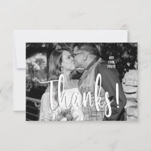 Personalised Photo Wedding Thank You Card