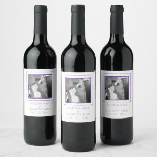 Personalised Photo Wine Label