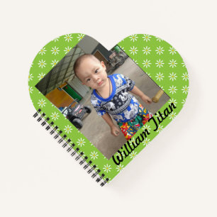 Personalised photo with your name Easy to add Notebook