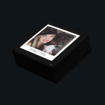 Personalised Photo Wood Keepsake Box<br><div class="desc">A sweet personalised photo wood lacquered keepsake box . Add a photo of a child,  family,  pet,  or anyone you love to this keepsake or gift box. Ceramic tile lid. Replace the sample photo with your own favourite photo.</div>