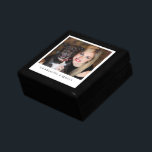 Personalised Photo Wood Keepsake Box<br><div class="desc">A sweet personalised photo wood lacquered keepsake box . Add a photo of a child,  family,  pet,  or anyone you love to this keepsake or gift box. Ceramic tile lid. Replace the sample photo with your own favourite photo.</div>
