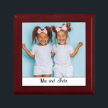 Personalised Photo Wood Photo Jewellery Keepsake B Gift Box<br><div class="desc">An adorable personalised keepsake. Add a photo of a anyone,  family,  pet,  or anyone you love to this keepsake or gift box. Ceramic tile lid. You may also get it as a framed wall tile.</div>