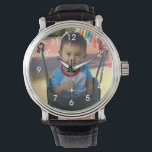 Personalised Photo Wrist Watch<br><div class="desc">Upload a photo of your baby,  grandchild or family to create a personalised watch.  These watches also make great gifts for new mum and dads,  or grandparents.</div>