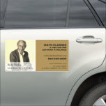 Personalised Photograph, Math Tutor, Teacher Car Magnet<br><div class="desc">These vehicle magnets come in a variety of shapes and sizes. A great way to advertise yourself,  your business or your company.</div>