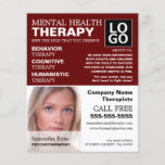 Personalised Photograph, Psychotherapist, Therapy Flyer<br><div class="desc">Personalised Photograph,  Psychotherapist,  Therapy Advertising Flyers By The Business Card Store.</div>