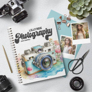 Personalised Photographer's Planner Retro Camera
