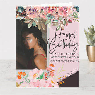 Personalised photography Birthday Postcard