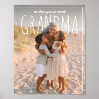 Personalised PhotoPop We Love You So Much Grandma
