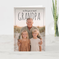 Personalised PhotoPop We Love You So Much Grandpa