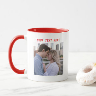 Personalised Photos and Text Happy Valentine's Day Mug