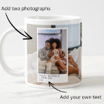 Personalised Photos and Text Large Coffee Mug<br><div class="desc">Personalised Photos and Text  - Photo keepsake giant mug from Ricaso - add your own photos and text - photo keepsake gifts</div>