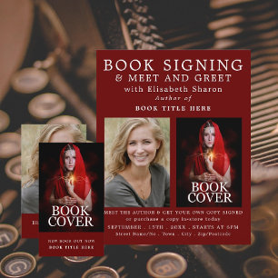 Personalised Photos, Author's Book Signing Advert Flyer