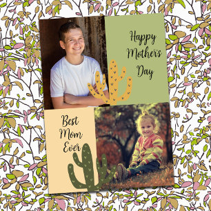 Personalised Photos Best Mum Ever Southwest Cactus