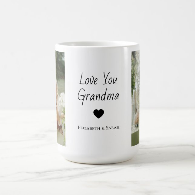 Personalised Photos & "Love You Grandma Coffee Mug (Center)