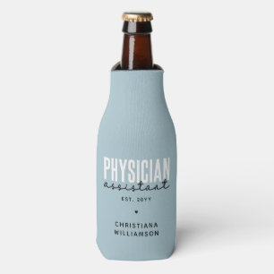 Personalised Physician Assistant PA Graduation Bottle Cooler