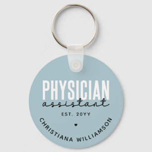 Personalised Physician Assistant PA Graduation Key Ring