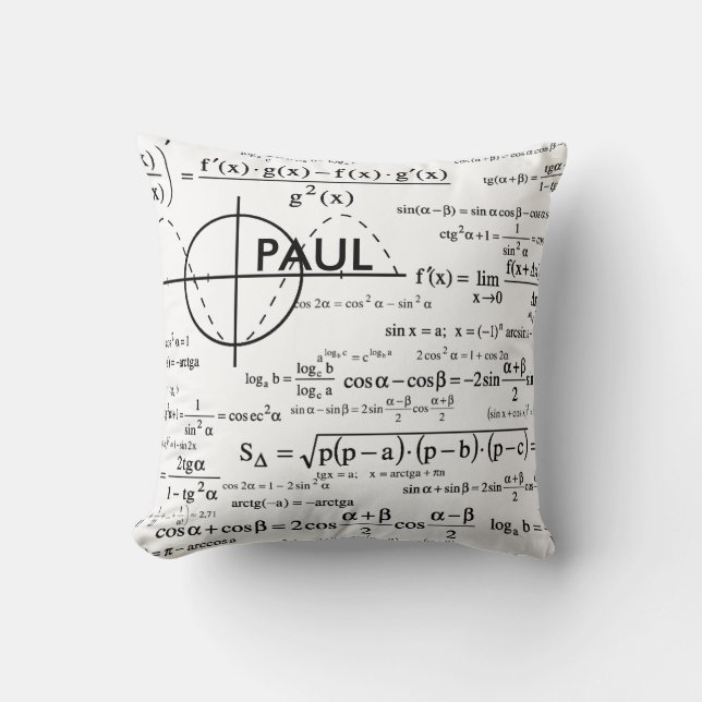 Personalised Physics Gifts for Physicists Cushion (Front)